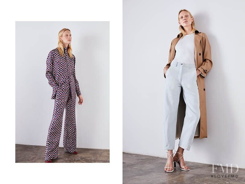 Annely Bouma featured in  the Liberty London lookbook for Spring/Summer 2019