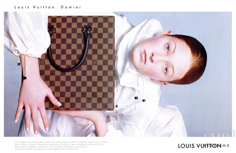 Maggie Rizer featured in  the Louis Vuitton advertisement for Spring/Summer 1998
