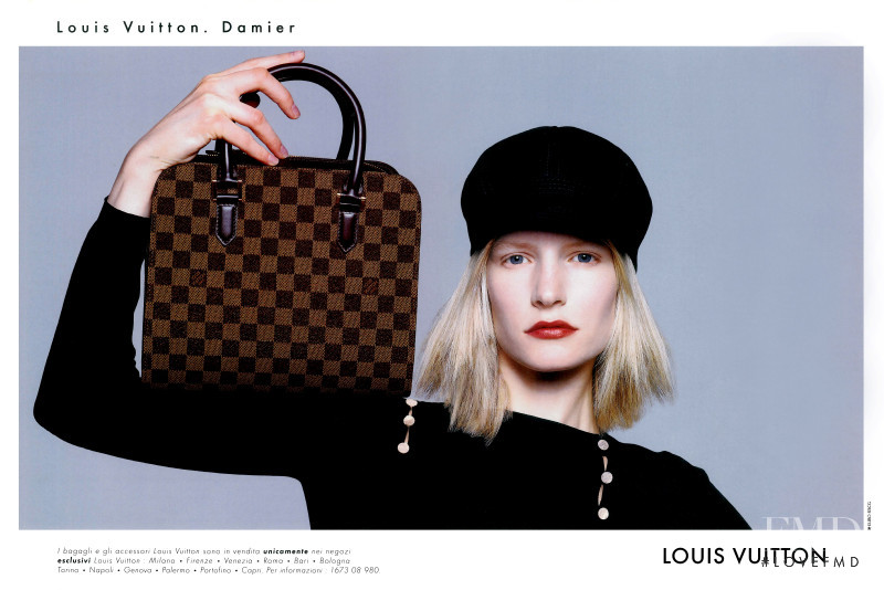 Kirsten Owen featured in  the Louis Vuitton advertisement for Spring/Summer 1998