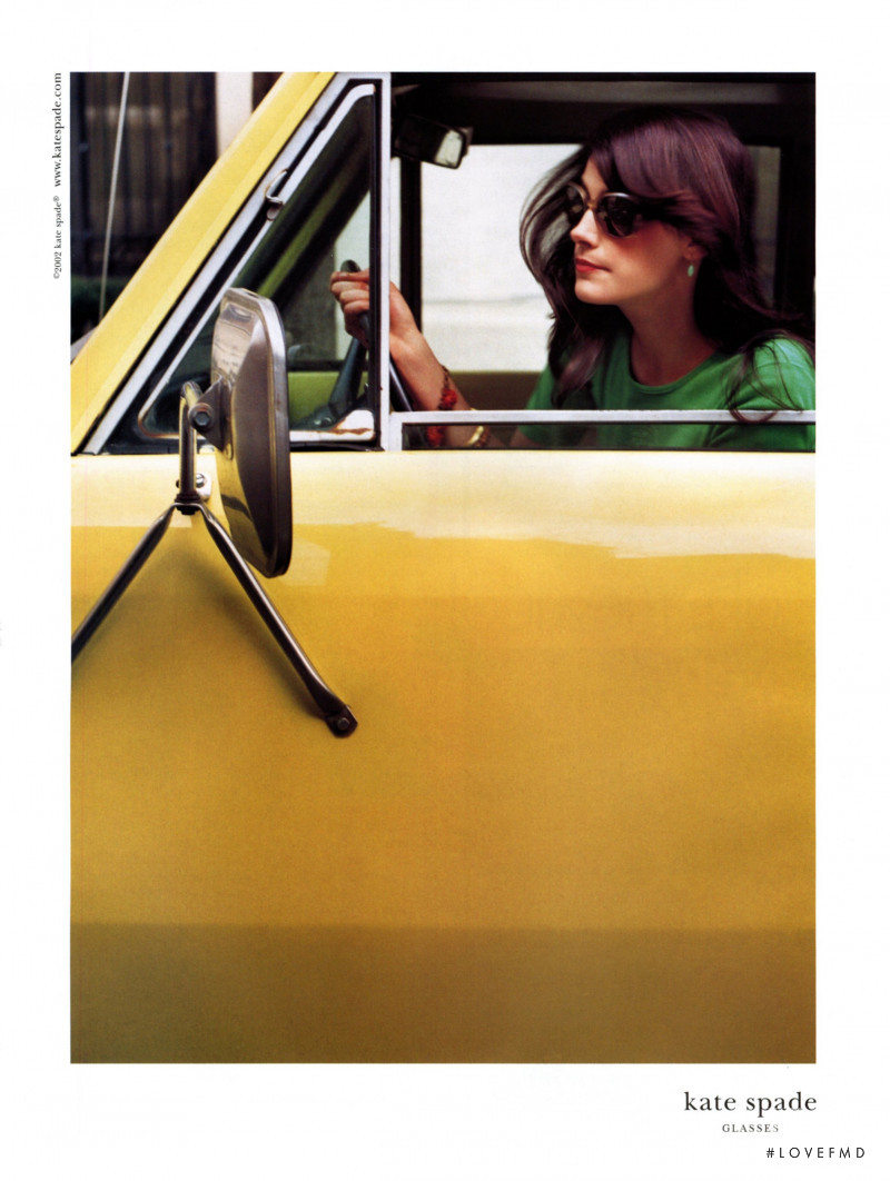 Mary Anne Fletcher featured in  the Kate Spade New York advertisement for Spring/Summer 2002