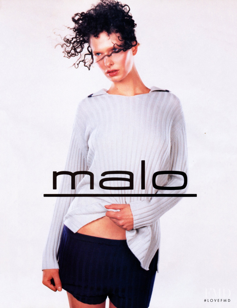 Christina Kruse featured in  the malo advertisement for Spring/Summer 1997