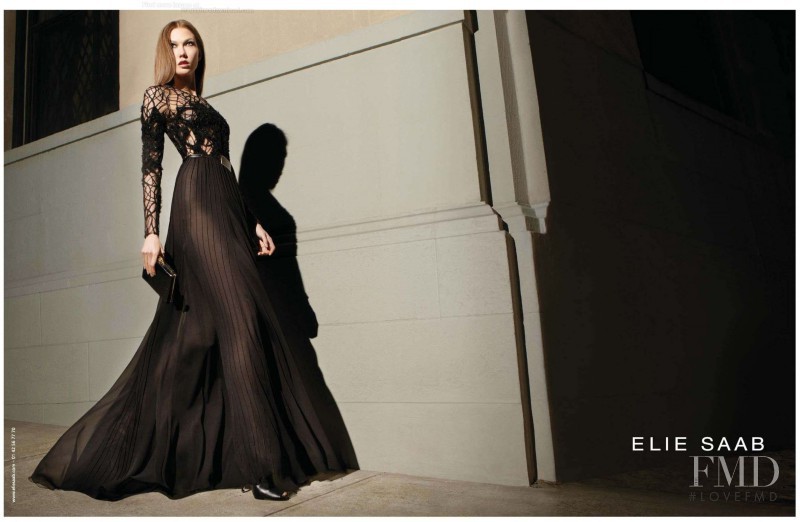 Karlie Kloss featured in  the Elie Saab advertisement for Autumn/Winter 2012