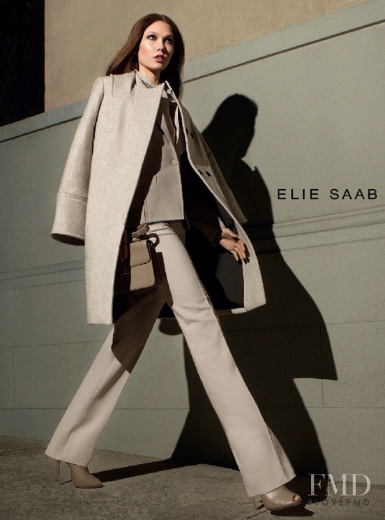 Karlie Kloss featured in  the Elie Saab advertisement for Autumn/Winter 2012