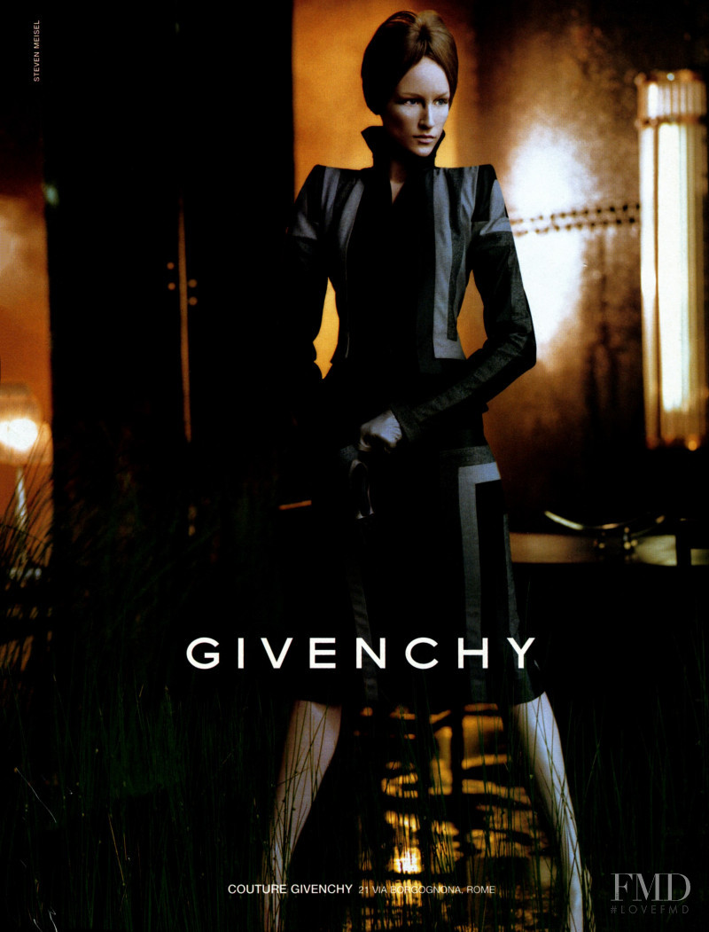 Jade Parfitt featured in  the Givenchy advertisement for Autumn/Winter 1998