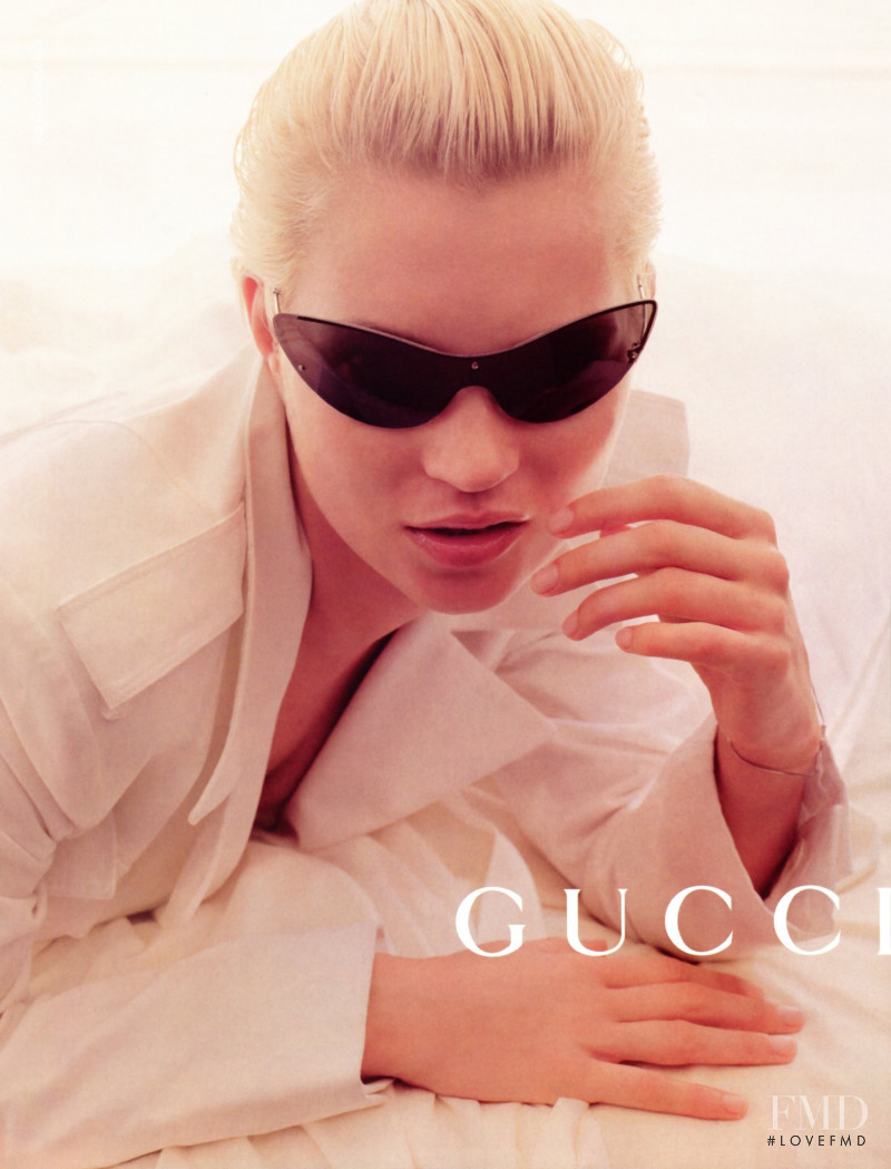 Kate Moss featured in  the Gucci advertisement for Spring/Summer 2001