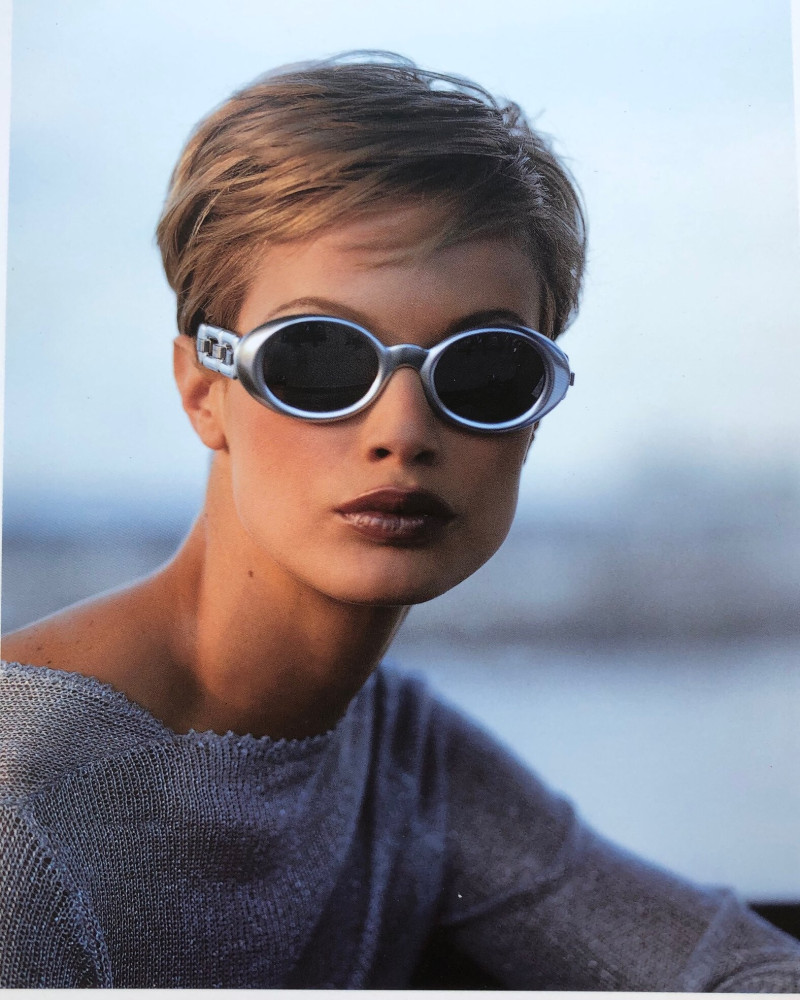 Carolyn Murphy featured in  the Karl Lagerfeld advertisement for Autumn/Winter 1996