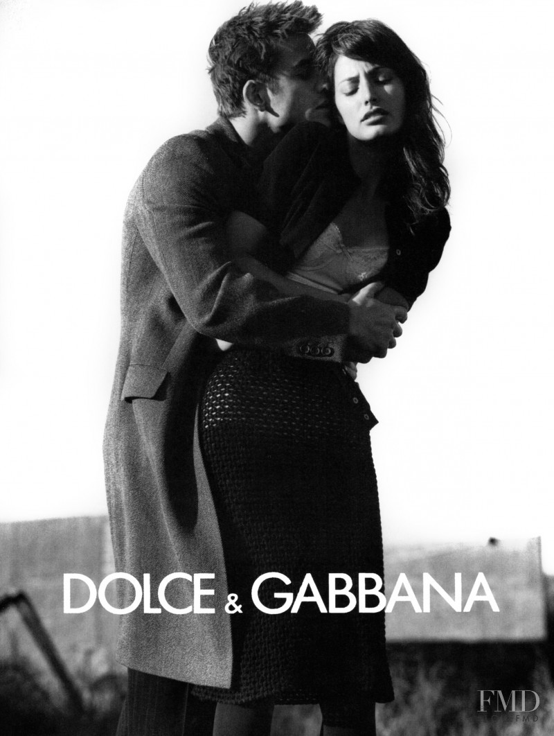 Elsa Benitez featured in  the Dolce & Gabbana advertisement for Autumn/Winter 1996