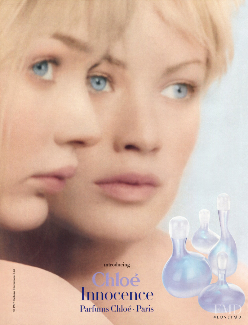Carolyn Murphy featured in  the Chloe Innocence Fragrance advertisement for Spring/Summer 1997