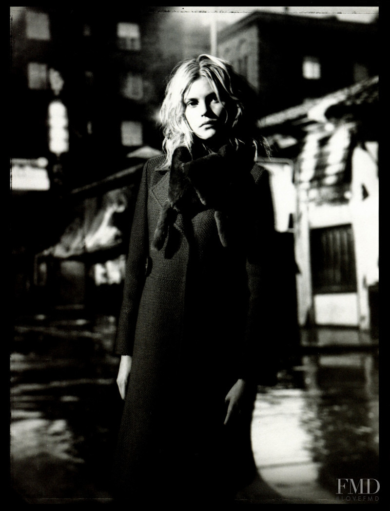 May Andersen featured in  the Philosophy di Lorenzo Serafini advertisement for Autumn/Winter 2000