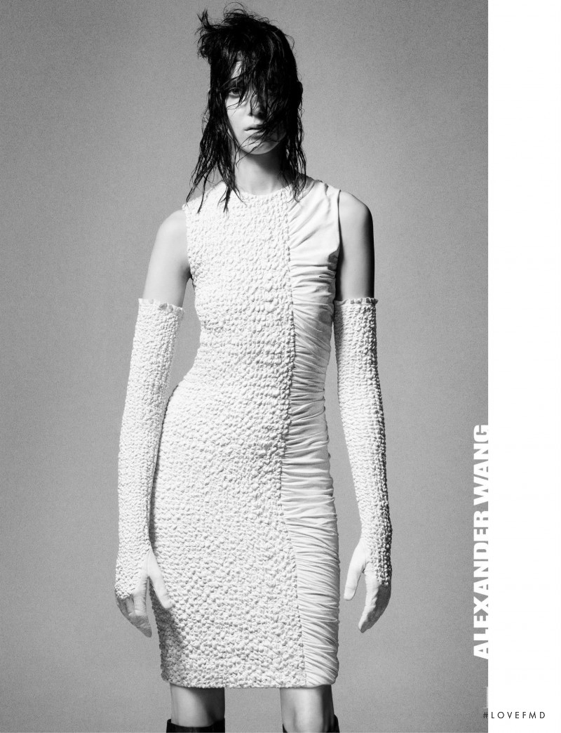 Kati Nescher featured in  the Alexander Wang advertisement for Autumn/Winter 2012