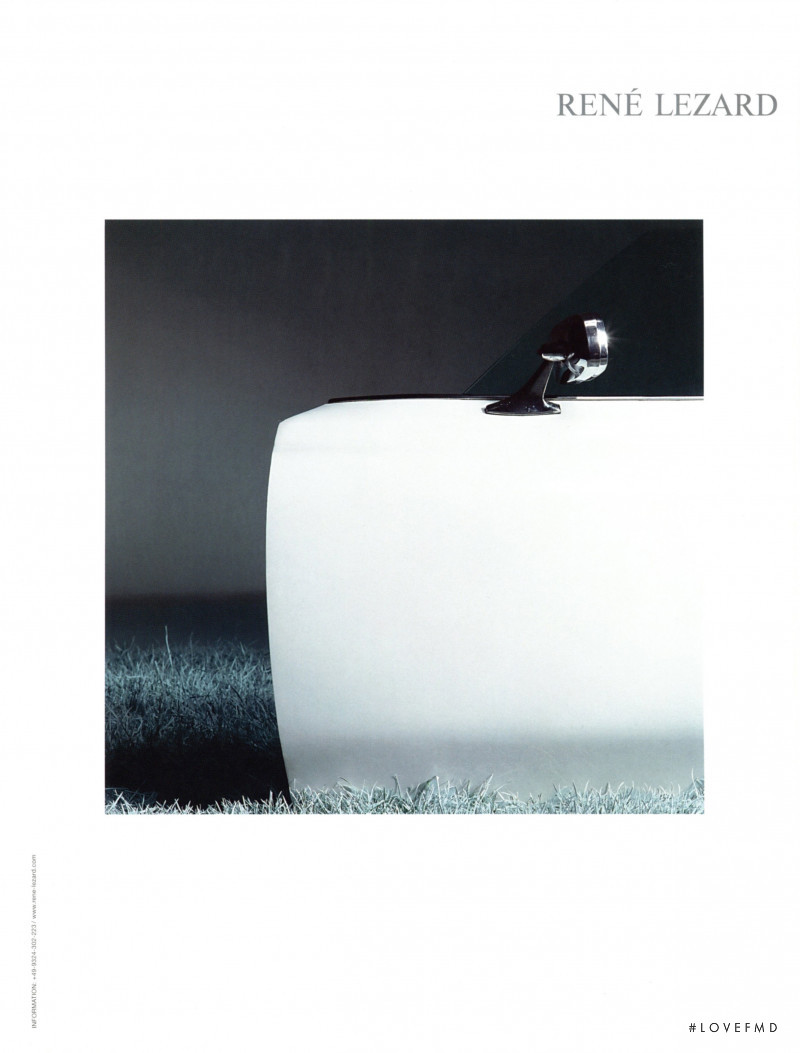 Danielle Zinaich featured in  the Renï¿½ Lezard advertisement for Autumn/Winter 2000