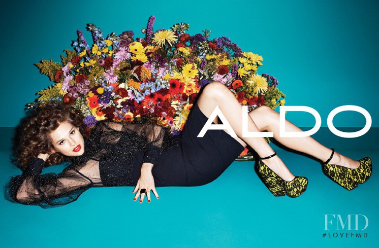 Anais Pouliot featured in  the Aldo advertisement for Autumn/Winter 2012