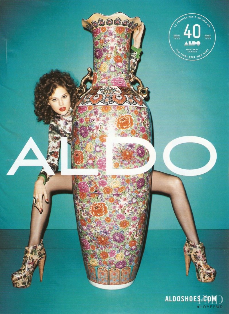 Anais Pouliot featured in  the Aldo advertisement for Autumn/Winter 2012