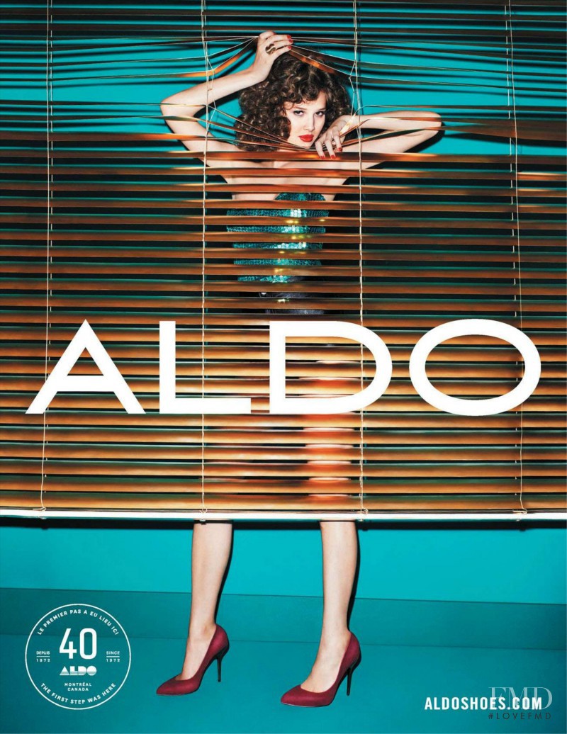 Anais Pouliot featured in  the Aldo advertisement for Autumn/Winter 2012