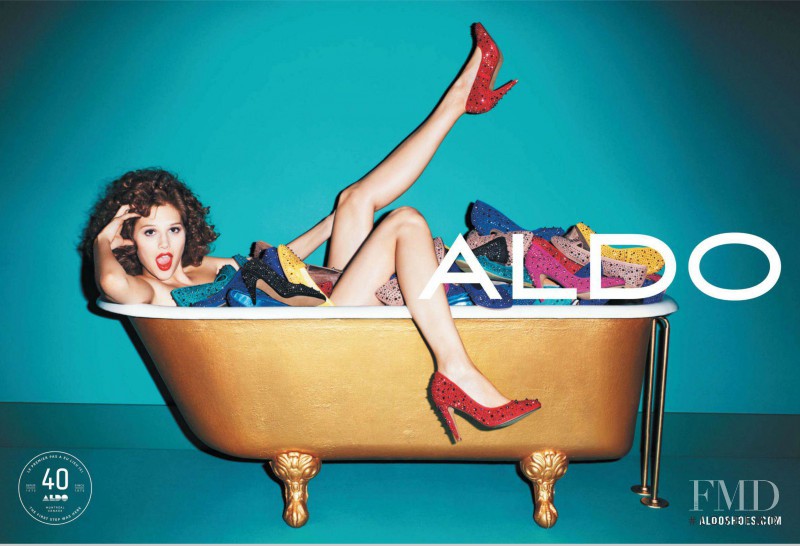Anais Pouliot featured in  the Aldo advertisement for Autumn/Winter 2012
