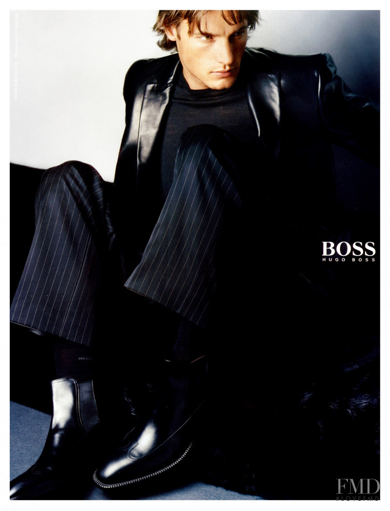 Gabriel Aubry featured in  the Boss by Hugo Boss advertisement for Autumn/Winter 2001
