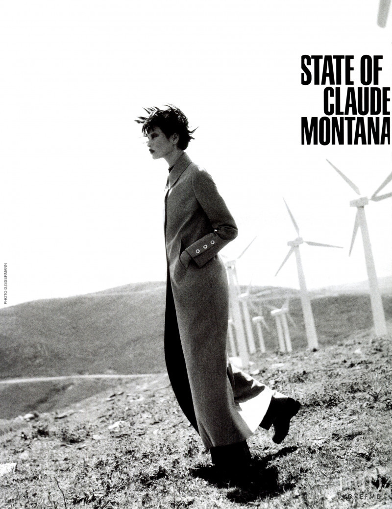 Natalia Semanova featured in  the Montana advertisement for Autumn/Winter 1997