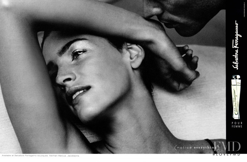 Shiraz Tal featured in  the Salvatore Ferragamo Pure Femme Ferragamo Fragrance advertisement for Autumn/Winter 1998