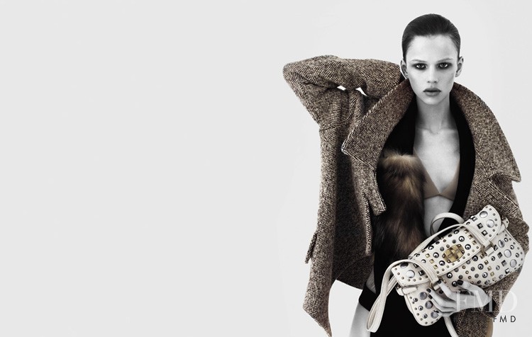 Ilda Lindqvist featured in  the Miu Miu advertisement for Autumn/Winter 2009