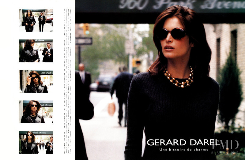 Stephanie Seymour featured in  the Gerard Darel advertisement for Autumn/Winter 1997