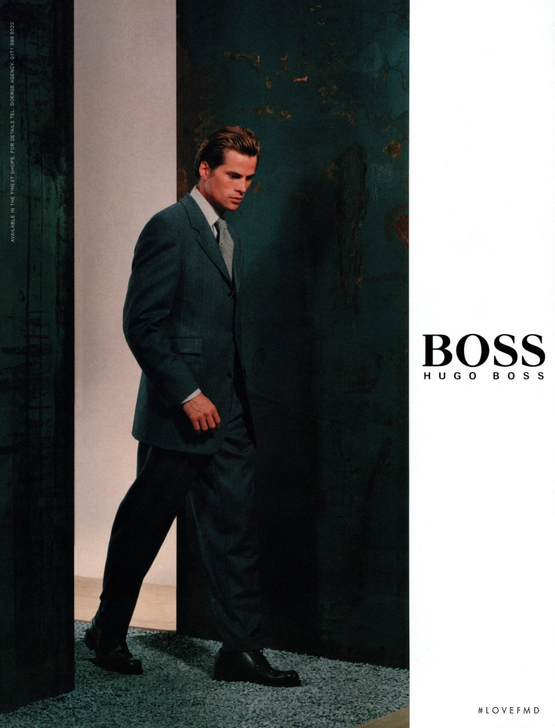 Mark Vanderloo featured in  the Boss by Hugo Boss advertisement for Autumn/Winter 1997