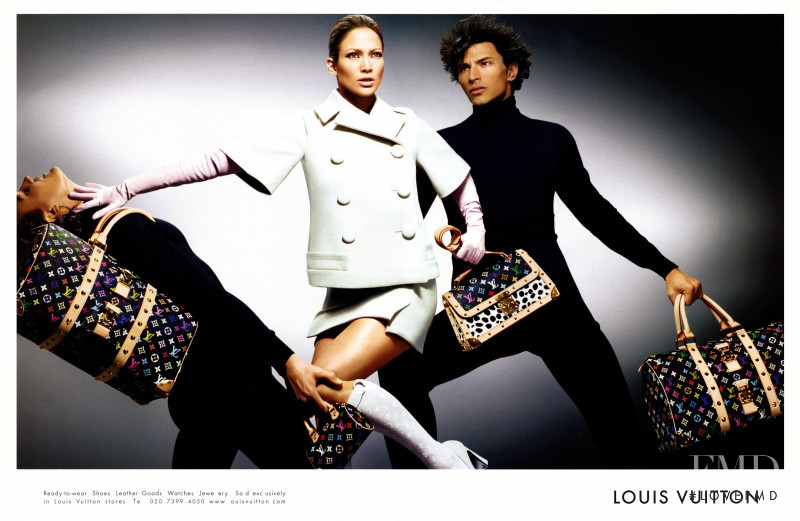 Andres Velencoso featured in  the Louis Vuitton advertisement for Autumn/Winter 2003