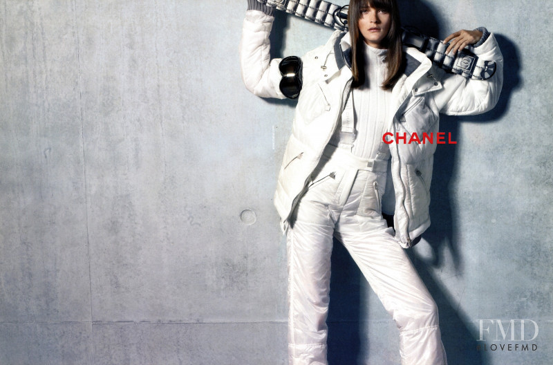 Carmen Kass featured in  the Chanel advertisement for Autumn/Winter 2003