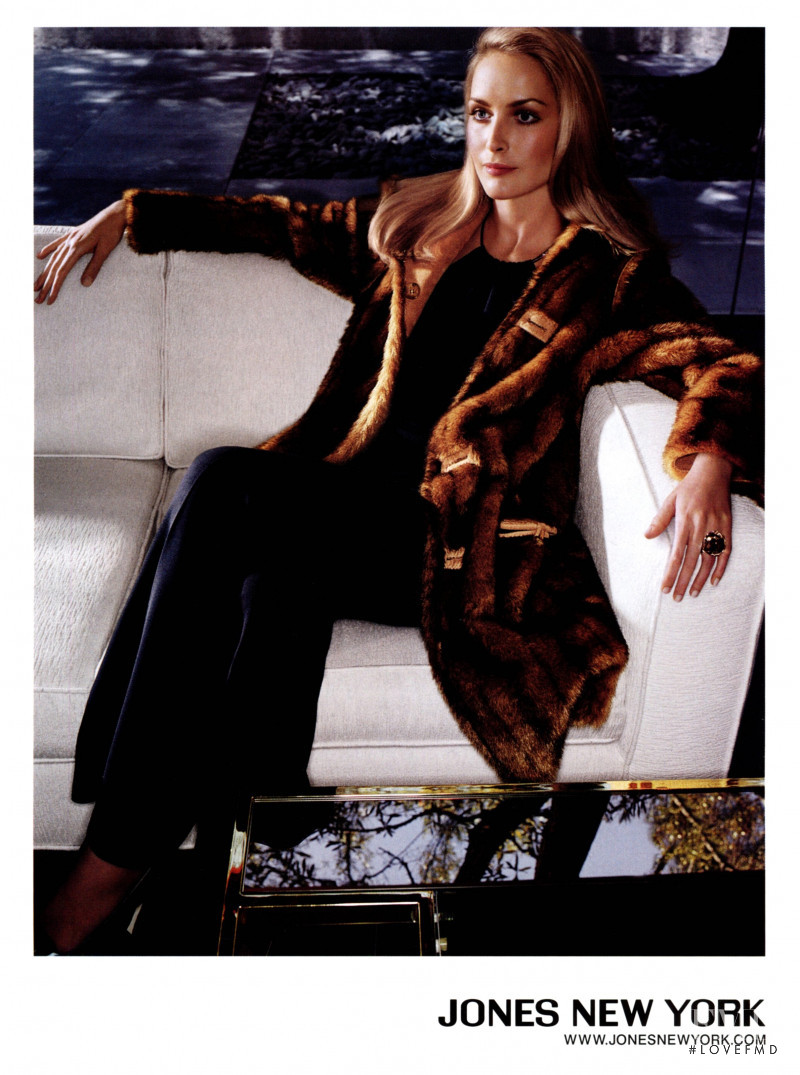 Georgina Grenville featured in  the Jones New York advertisement for Autumn/Winter 2002