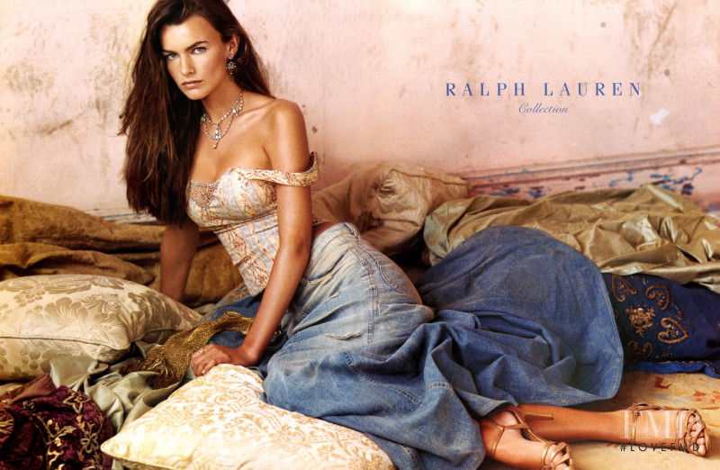 Filippa Hamilton featured in  the Ralph Lauren Collection advertisement for Spring/Summer 2003