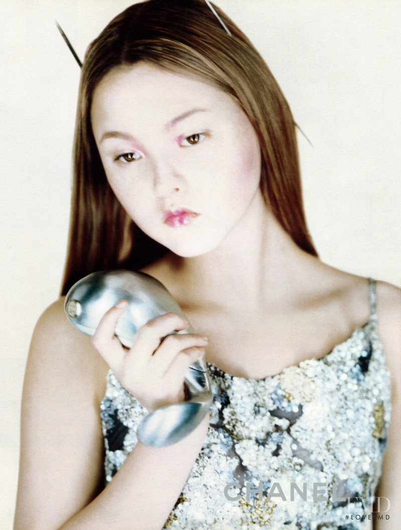 Devon Aoki featured in  the Chanel Haute Couture advertisement for Spring/Summer 1999