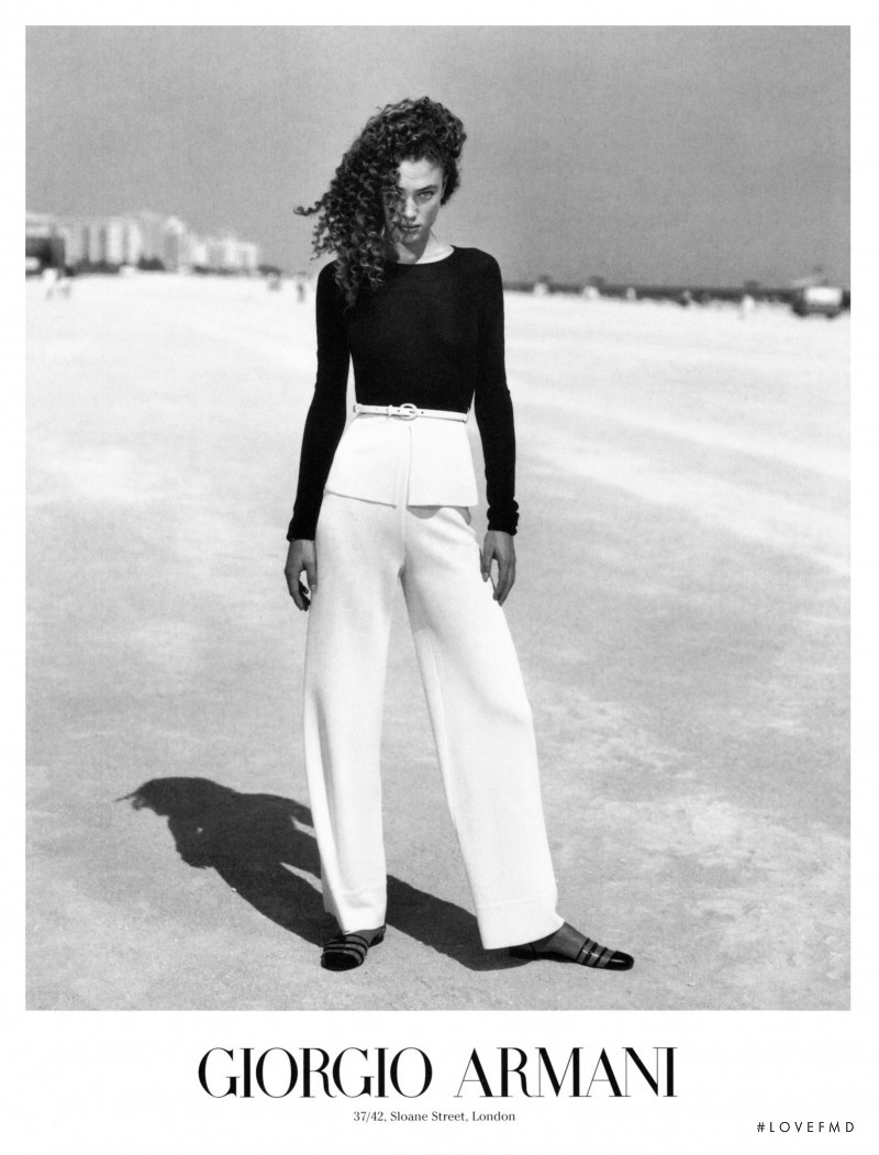 Amit Machtinger featured in  the Giorgio Armani advertisement for Spring/Summer 1996