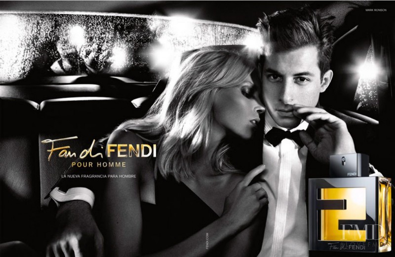 Anja Rubik featured in  the Fendi "Fan di Fendi" Pour Homme advertisement for Autumn/Winter 2012