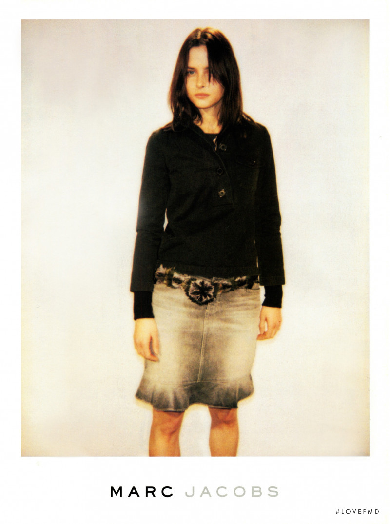 Anouck Lepère featured in  the Marc by Marc Jacobs advertisement for Autumn/Winter 2001