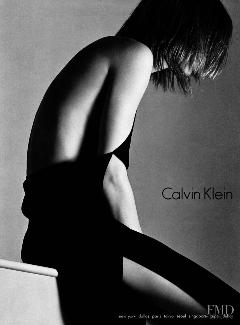 Natasa Vojnovic featured in  the Calvin Klein advertisement for Autumn/Winter 2001