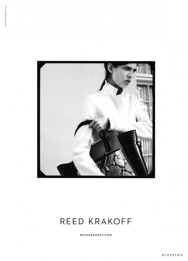 Aymeline Valade featured in  the Reed Krakoff advertisement for Autumn/Winter 2012