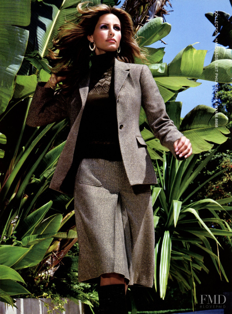 Elsa Benitez featured in  the Jones New York advertisement for Autumn/Winter 2001