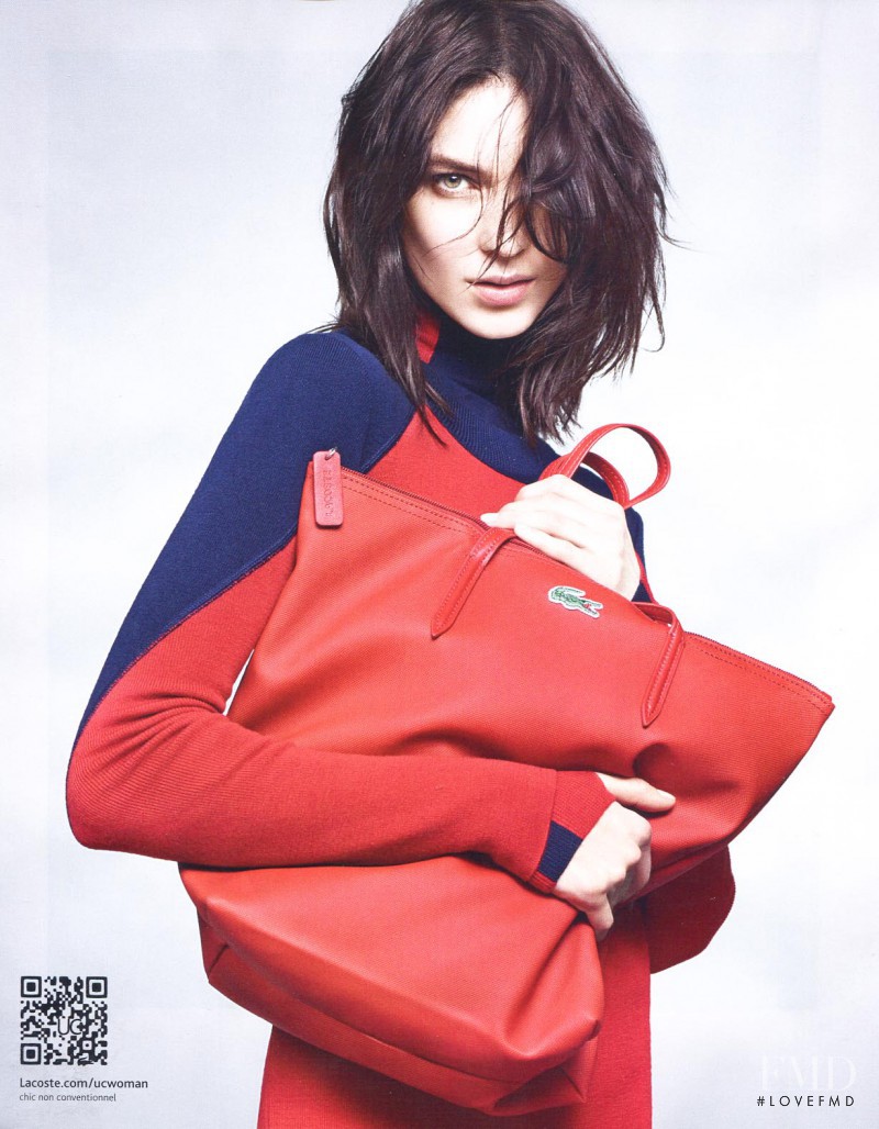 Kati Nescher featured in  the Lacoste advertisement for Autumn/Winter 2012