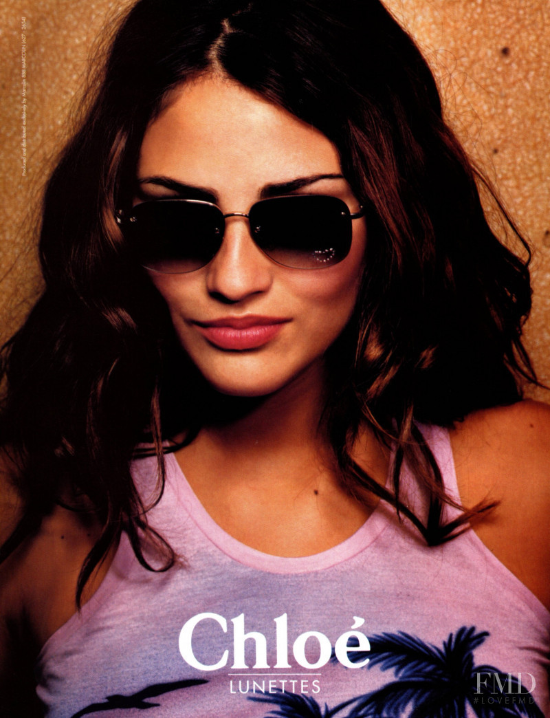 Fernanda Tavares featured in  the Chloe advertisement for Spring/Summer 1999