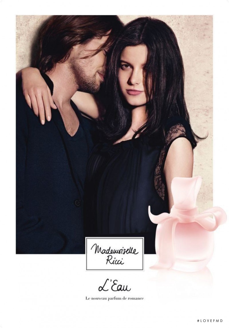 Tatiana Cotliar featured in  the Nina Ricci "Mademoiselle Ricci" Fragrance advertisement for Autumn/Winter 2012