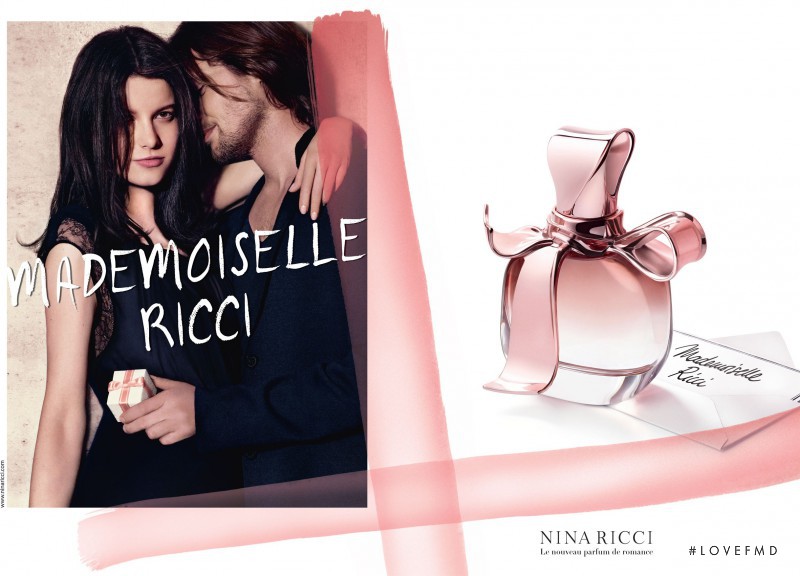Tatiana Cotliar featured in  the Nina Ricci "Mademoiselle Ricci" Fragrance advertisement for Autumn/Winter 2012