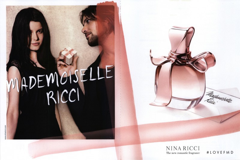 Tatiana Cotliar featured in  the Nina Ricci "Mademoiselle Ricci" Fragrance advertisement for Autumn/Winter 2012