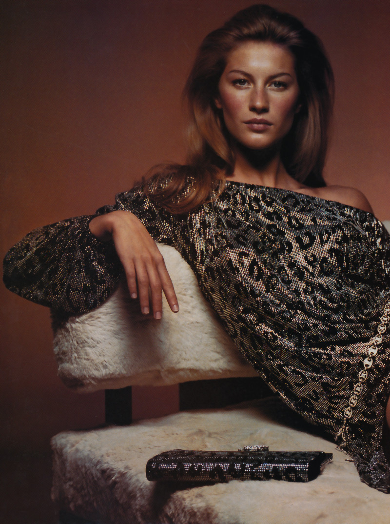 Gisele Bundchen featured in  the Celine advertisement for Autumn/Winter 2000