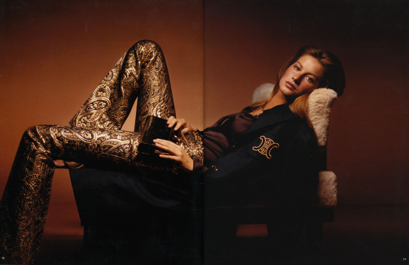 Gisele Bundchen featured in  the Celine advertisement for Autumn/Winter 2000