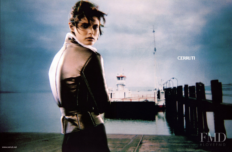 Malgosia Bela featured in  the Cerruti advertisement for Autumn/Winter 2000