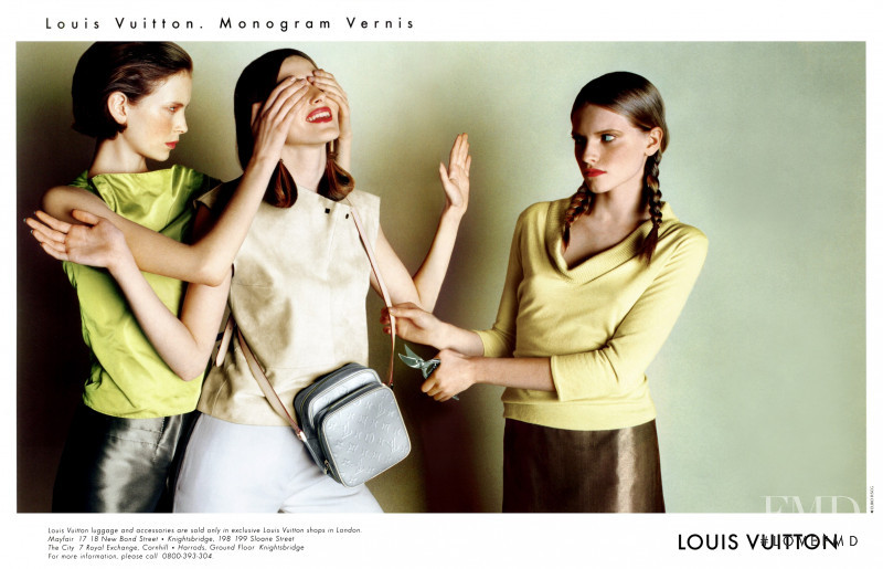 Haylynn Cohen featured in  the Louis Vuitton advertisement for Spring/Summer 1999