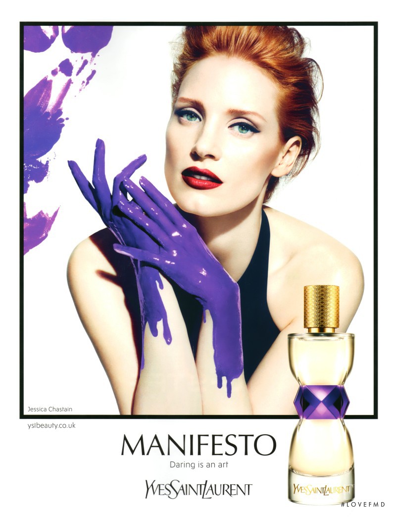 YSL Fragrance \'Manifesto\' Fragrance advertisement for Autumn/Winter 2012