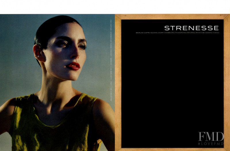 Danielle Zinaich featured in  the Strenesse Gabriele Strehle advertisement for Spring/Summer 1998