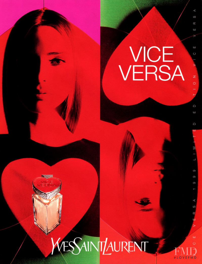 YSL Fragrance Vice Versa  advertisement for Spring/Summer 1999