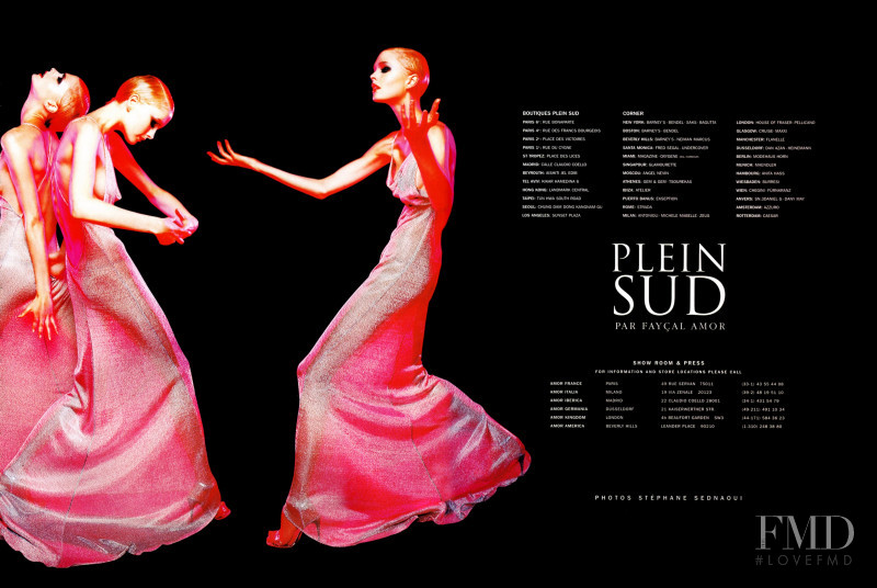Kylie Bax featured in  the Plein Sud advertisement for Spring/Summer 1999