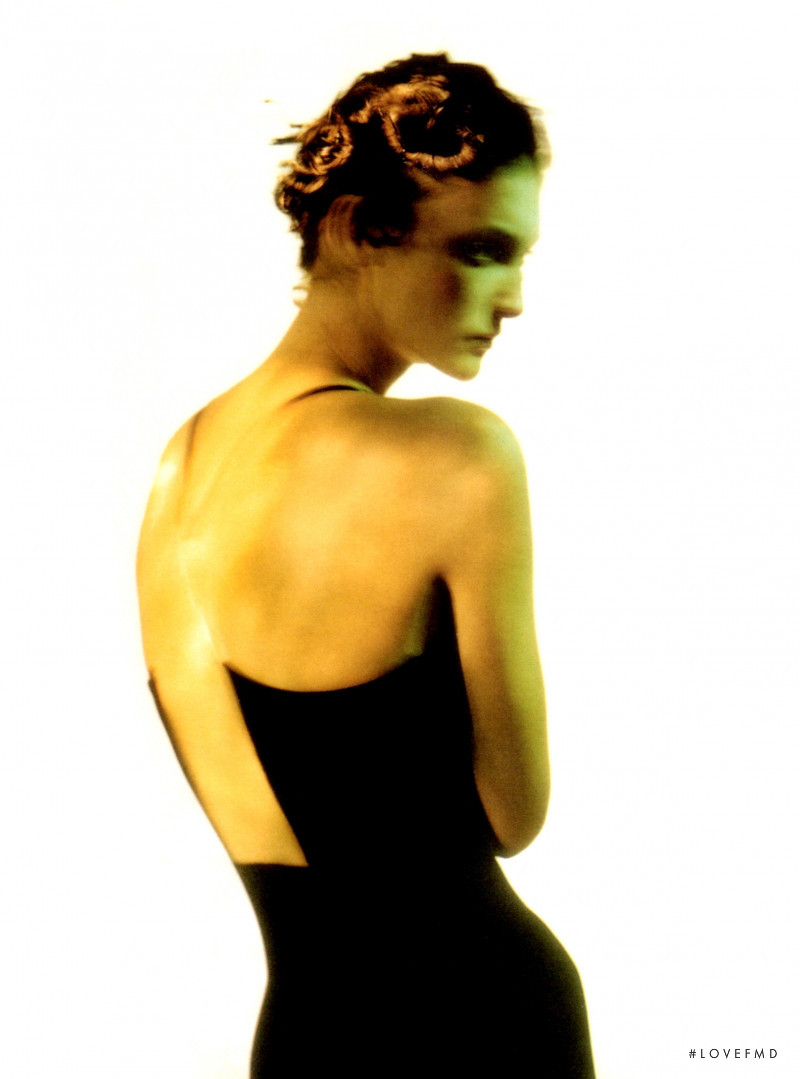 Kasia Pysiak featured in  the Krizia advertisement for Spring/Summer 1998